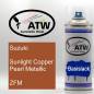 Preview: Suzuki, Sunlight Copper Pearl Metallic, ZFM: 400ml Sprühdose, von ATW Autoteile West.